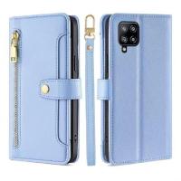 Funda de teléfono de cuero magnética multifuncional para Galaxy A42, funda protectora con cremallera, 5G, de moda - details 11