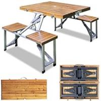 mesa de camping plegable