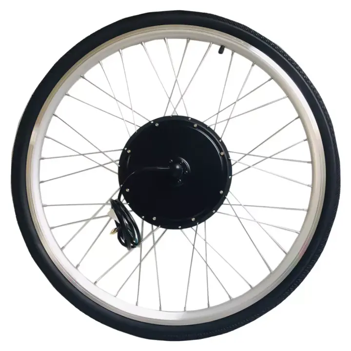 Kit de conversión de bicicleta eléctrica, rueda de Motor trasera de 28 pulgadas, 48V, 1000W con LCD - 1