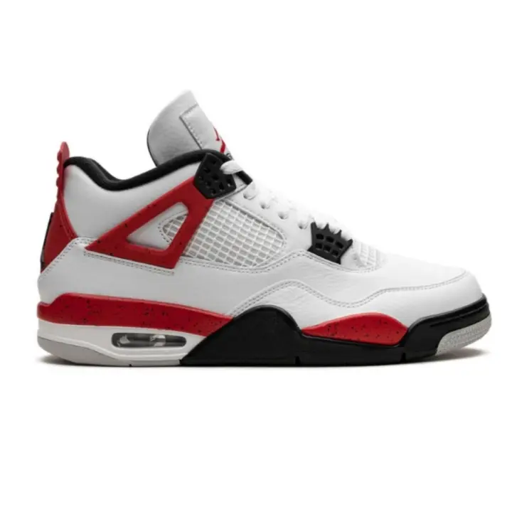 Zapatillas Retro de Gato Negro Zapatos Deportivos de Cemento Rojo para Hombres y Mujeres - 1
