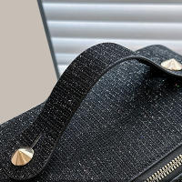 Bolso De Maquillaje Grande En Cuero PU Estilo Clásico Portátil Para Viajes Organizador De Cosméticos Estiloso Para Mujer Caja De Almacenamiento Manejable - details 18
