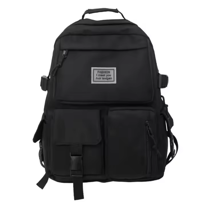 Mochila de Nylon de Gran Capacidad Universal Inserto de Bolsa de Escuela de Ocio para Hombres y Mujeres Cinturón - 1