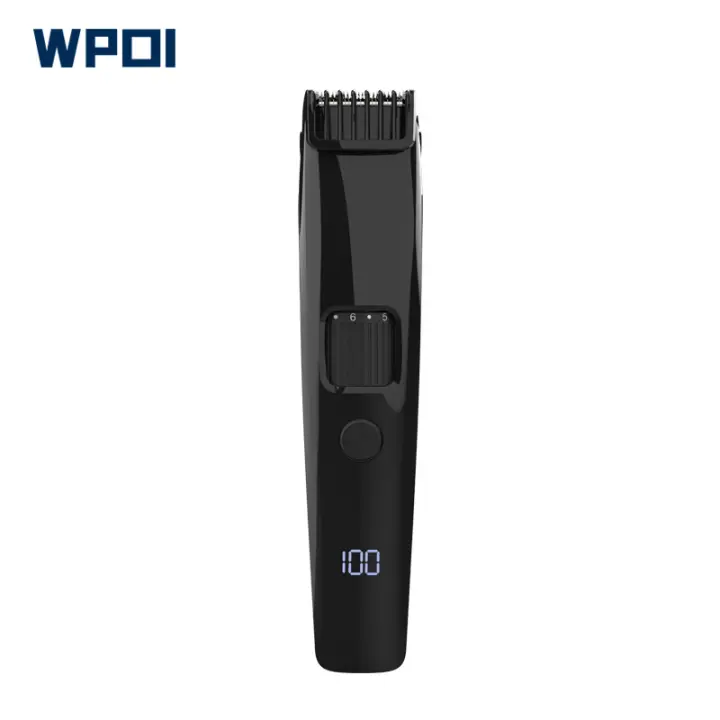 Máquina de corte de pelo profesional, cortadora de pelo eléctrica doméstica, recortadora de pelo de bajo ruido, afeitadora con pantalla Digital, recortadora de barba - 1