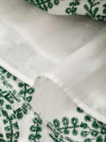 BUNO-2025 nuevo diseño casual elegante para mujer con decoración de lazo estilo europeo americano y vestido bordado hueco - details 7