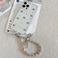 Funda de Plata Transparente 3D con Lazo Protección Completa para iPhone 15, 14, 13, 12, 11 Pro Max con Cadena - details 12