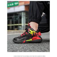 Nuevos zapatos ligeros de baloncesto para niños, zapatos deportivos con hebilla giratoria para niños, zapatillas deportivas transpirables para correr, zapatos de tenis para niños al aire libre - details 20
