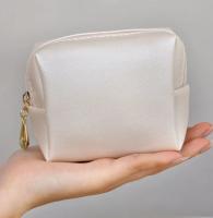 Bolsa de Maquillaje Impermeable de Cuero PU Color Sólido, Tamaño Pequeño, Ideal para Viajes - details 4