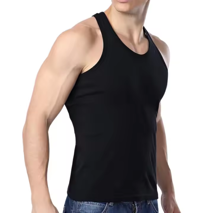 Chaleco de Algodón Ligero para Hombres Secado Rápido, Transpirable, Adecuado para Deportes Casuales y Ropa de Dormir en Casa - 1