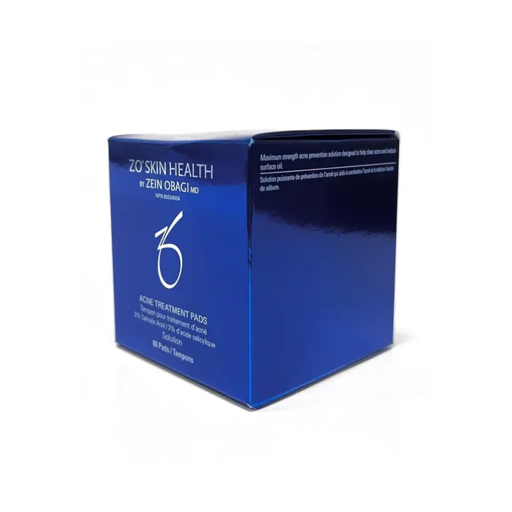 ZO SKIN HEALTH Almohadillas para el tratamiento del acné 2% de ácido salicílico (60 almohadillas individuales) - 1