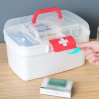 Pastillero grande multicapa, organizador de almacenamiento de pastillas portátil de gran capacidad, caja de medicina doméstica, contenedor para tabletas - details 1