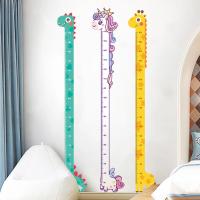 Pegatinas De Altura Con Diseño De Unicorno Dinosaurio Y Giraffa Para Niños Decoración De Pared Para Dormitorio De Colegio 3D PVC - details 0