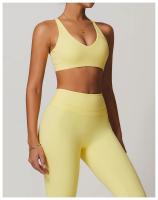 Sujetador de Yoga para Mujer de Nylon Sexy Cruz Transpirable para Gimnasio Top de Primavera/Verano - details 9
