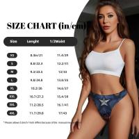 Ropa interior femenina de encargo de las tangas de Moive de la comodidad de las bragas de la tanga del Capitán América de las mujeres - details 5