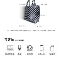 Lujo mosca de punto tote de gran capacidad bolso de mano mosca tejer bolsa de las mujeres del hombro axila bolsa de punto versátil de alto sentido - details 3