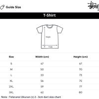 Camiseta Stussy Camiseta extragrande de stock liso teñida con pigmento negro - details 2