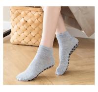 Calcetines de trampolín para adultos y niños, calcetines antideslizantes con suela de silicona para yoga, deportes de interior, jardín de infantes, paquete de 10 pares - details 3
