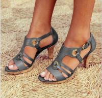 Sandalias de tacón alto de talla grande para mujer, novedad de verano - details 6