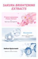 LAIKOU Sakura Toner Aceite Hidratante Profundo Control de Aceite Reducción de Poros - details 3