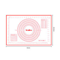 Mantel de Silicona Walfos para Amasar y Rollar Panel Grueso Doméstico de Grado Alimenticio Antiadherente Grande y de Herramientas de Panel Material de Plástico Adecuado para Hornear Universal - details 1