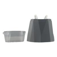 Maceta de plástico para plantas hidropónicas, maceta transparente de doble capa, cuerda de algodón, flores de riego - details 11