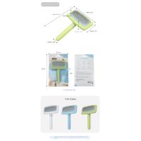 Herramienta Eficiente para Desprendimiento de Pelo de Mascotas Reducción de Desprendimientos, Prevención de Pelotas, Mejora del Apto de Mascotas Cepillo de Plástico Rectangular de China - details 2