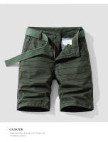Pantalones de Trabajo de Verano de Algodón Puro de Media Lengua Estilo Recto y Versátil con Estampado de Tres Piedras - details 4