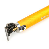 Kemei-cortadora de pelo eléctrica T9 para hombre, máquina de afeitar profesional recargable por KM-700A, para Barbero, corte de pelo - details 5