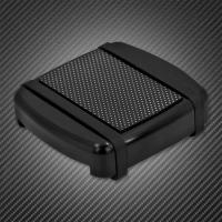 Motorcycle CNC Small Brake Pedal Pad Cover Black For Harley Dyna Fat Bob FXDF FXDL 1993-17 Softail FXSTS 1984-2017 Sportster XL - details 3