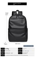 Nueva mochila de gran capacidad a la moda para hombre, bolso para ordenador portátil, bolso escolar de tela impermeable para estudiantes, gran oferta - details 7