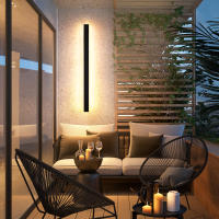 YNL Lámpara de Pared LED Moderna para Exteriores Impermeable IP67 Luz de Pared Larga de 110V 220V - details 23