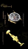 Reloj Mecánico de Tourbillon Premium Aesop Auténtico Dial de Dragón de Zafiro para Hombres - details 14