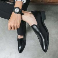 Zapatos de hombre antideslizantes de piel de vaca de cuero genuino chino 2023 - details 10