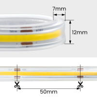GAHADA Tira de LED COB de Alta Densidad Impermeable IP65, 24V Luz Flexible para Decoración de Habitaciones 320LEDs/m Iluminación de Alta Calidad - details 6
