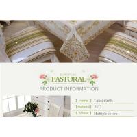 Mantel impermeable de encaje de plástico de PVC, cubierta antideslizante, antipolvo, sin lavado, carrito de té - details 7