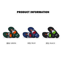 Verano nuevas chanclas de los hombres usan zapatillas de playa de goma antideslizante pellizcar pies sandalias al aire libre - details 5