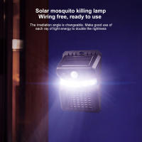 Exterminador de mosquitos Solar 2 en 1 Exterminador de insectos Solar para exteriores trampas para moscas e insectos con lámpara de pared con luz UV para exteriores jardín y patio - details 2