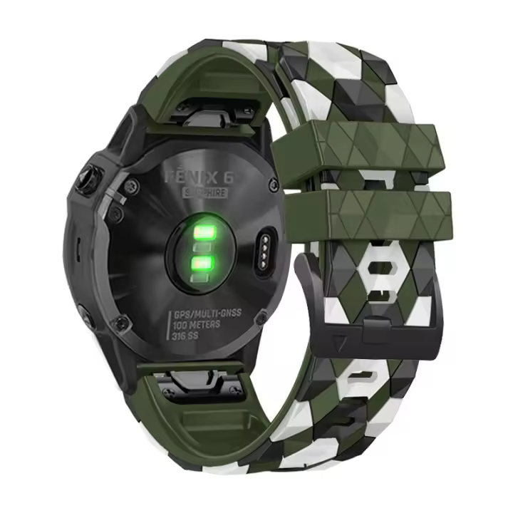 Reloj de silicona para Garmin Fenix 7x7 6 5 6X pro 5X Plus Fenix 3HR Liberación rápida 22 26mm muñequera para Garmin Enduro 2 banda - 1
