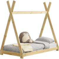 Cama para niños pequeños Cama Infantil 160 x 80cm Estructura Tipi de Madera Pino Color Pino Natural - details 0