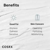 COSRX Hydrium Triple Limpiador Hidratante Hialurónico 5.07 fl.oz / 150ml |   Limpiador diario para pieles secas con ácido hialurónico y vitamina B |   Sin pruebas de animales, sin parabenos, cuidado de la piel coreano - details 4
