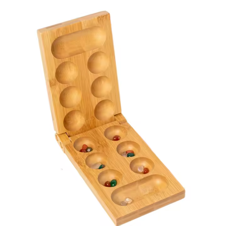 Juego de ajedrez plegable de madera, juego de mesa educativo para fiesta, regalos del Día de San Valentín y Año Nuevo, 1 Juego - 1