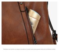 Bolso mujer 2025 nuevo bolso de mano de gran capacidad de cuero suave de moda europea y americana bolso de mujer portátil de un solo hombro - details 4