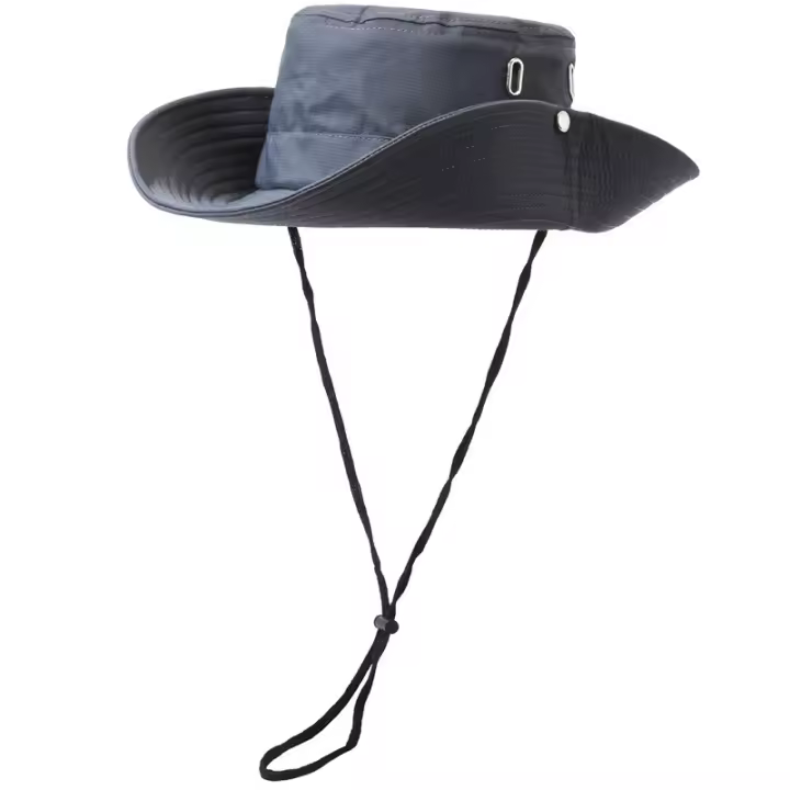 Sombrero de pescador para niña Montañismo al aire libre senderismo viaje protección solar sombrilla sombrero grande sombrero de sol de vaquero occidental sombrero de pescador masculino - 1