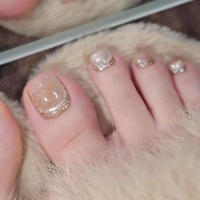 Uñas postizas de ojo de gato con purpurina, resistentes a las manchas y al desgaste para amantes de la manicura y la belleza - details 4