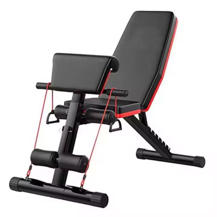 BANCO ABDOMINAL, AJUSTABLE, MULTIFUNCIONAL PARA MUSCULACIÓN, GIMNASIO EN CASA - 1