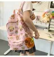 Bolsa escolar para niñas, linda mochila de dibujos animados para estudiantes de secundaria ins Mochila ligera de gran capacidad japonesa regalo - details 23