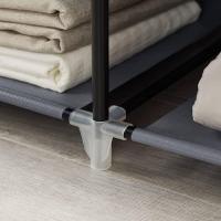 RYG12B Armario Armario organizador, Textil Plegable, Color Negro, 150 x 45 x 175 cm - details 10