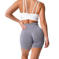 Pantalones Cortos Deportivos para Mujer Nvgtn Seamless Pro Spandex Respirables con Elástico para Fitness y Correr Normales Productos de Marca NVGTN - details 21