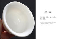 Oferta especial Taza de cerámica, cuenco con tapa, juego de té Kung Fu de porcelana azul y blanca, juego de regalo de boda - details 5