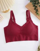 1/2 Unidades. Sujetadores sin costuras de talla grande para mujer, ropa de dormir suave sin aros de copa completa, sujetador de color sólido para mujer, lencería sexy push-up - details 17