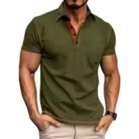 Venta caliente de verano nueva camiseta de manga corta para hombre, comercio exterior, deportes de ocio, solapa Polo - details 19